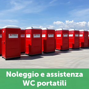 Noleggio e assistenza wc portatili